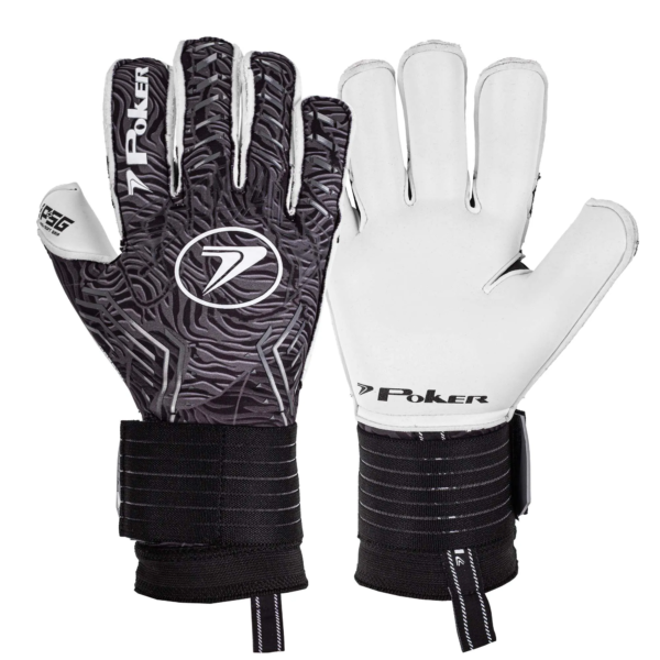 Luva Futebol de Campo Profissional Poker Breath Preta