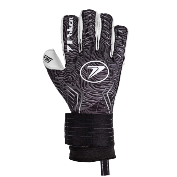 Luva Futebol de Campo Profissional Poker Breath Preta - Image 2