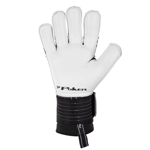Luva Futebol de Campo Profissional Poker Breath Preta - Image 5