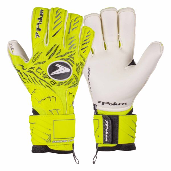 Luva Futebol de Campo Profissional Champion 8 Extended Amarela