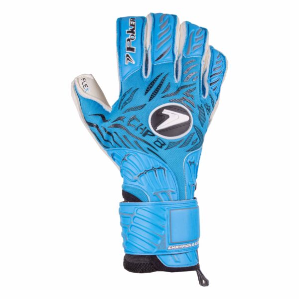 Luva Futebol de Campo Profissional Champion 8 Extended Azul - Image 2