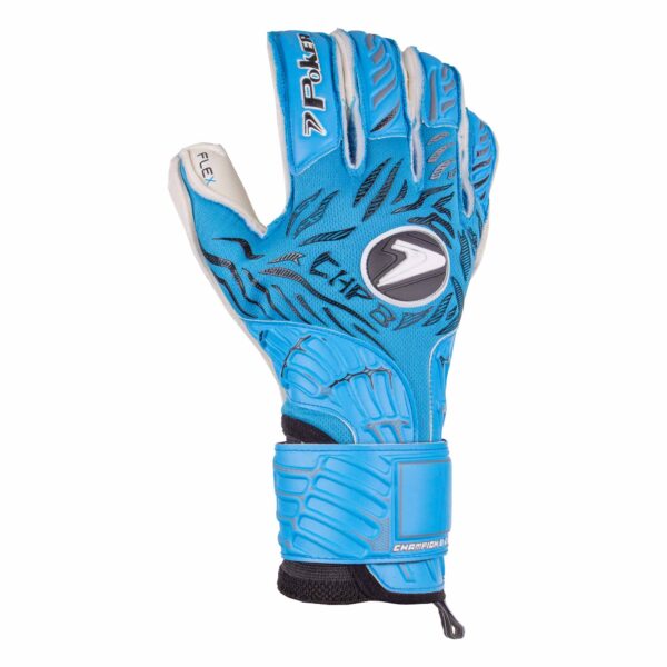 Luva Futebol de Campo Profissional Champion 8 Extended Azul - Image 4