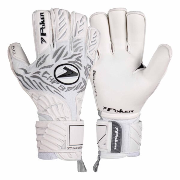 Luva Futebol de Campo Profissional Champion 8 Extended Branca