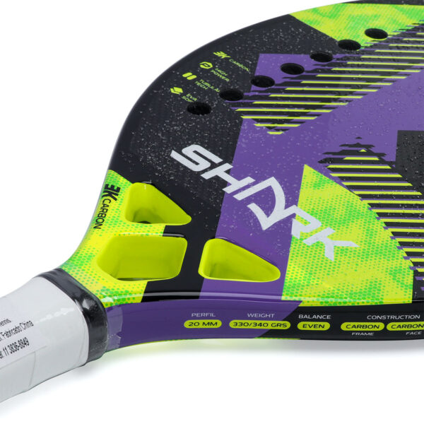 Raquete de Beach Tennis Shark Monster 20mm - Image 3