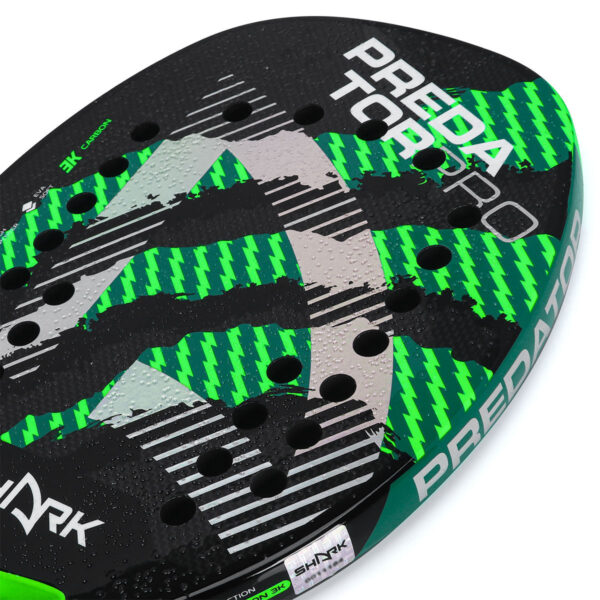 Raquete de Beach Tennis Shark Predator Pro 22mm - Edição Limitada - Image 2