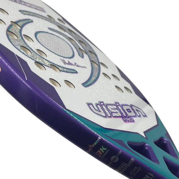 Raquete de Beach Tennis Vision White Carbon 2025 - Image 2