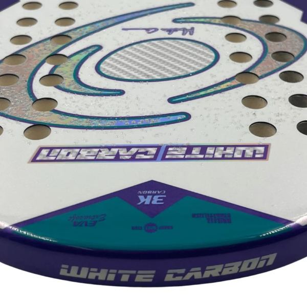 Raquete de Beach Tennis Vision White Carbon 2025 - Image 3
